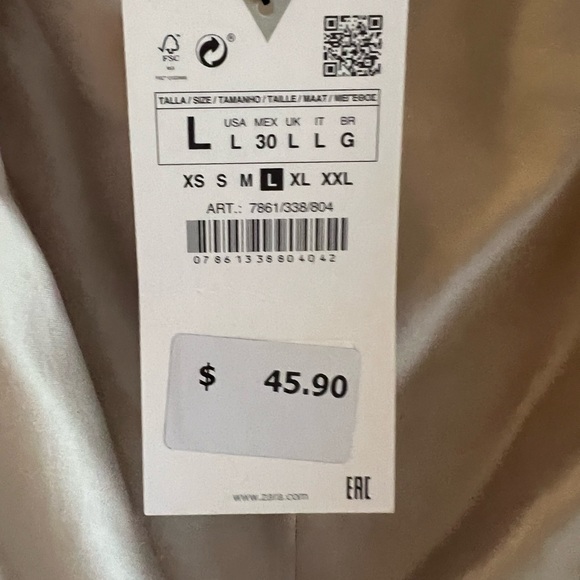 ZARA | Satin Slip Dress| Large - Picture 3 of 5